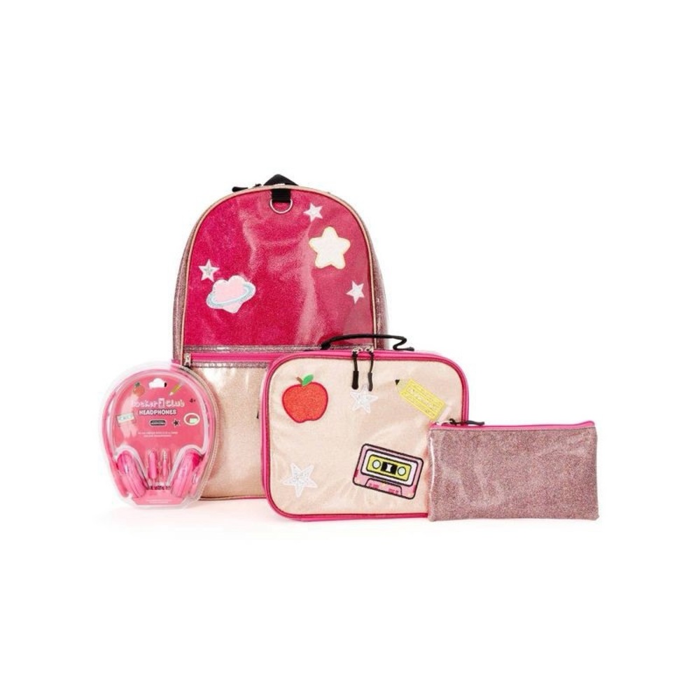 Locker Club Kids Backpack with Lunch Box Headphone